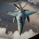 Image for article titled Check Out This Aggressor F-16 Refueling Over A Sandstorm